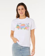 RipCurl SUN Rays Cropped Tee Damen T-Shirt für sämtliche Outdoor Aktivitäten