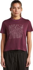 Icebreaker Women M 150 Tech Lite Short Sleeve Crop T Gr8 Heig Damen T-Shirt für sämtliche Outdoor Aktivitäten