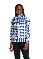 Spyder Houndstooth 1/2 Zip Damen Midlayer Test