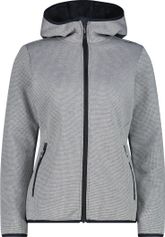 CMP Woman Fleece FIX Hood Jacket Damen Freizeitjacke