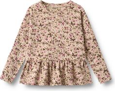 Wheat T-shirt Long Sleeve Carolina Mädchen Longsleeve für Freizeit und Outdooraktivitäten