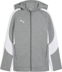 Puma Teamevostripe Hooded Jacket Jr Kinder Freizeitjacke