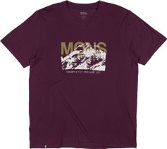 Mons Royale Mens Icon Merino Tee-shirt Herren T-Shirt für sämtliche Outdoor Aktivitäten