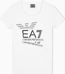 EA7 Train Logo Series W Tee SS Eagle Crossover - Train Logo Series W Tee SS Eagle Crossover Damen T-Shirt für sämtliche Outdoor Aktivitäten