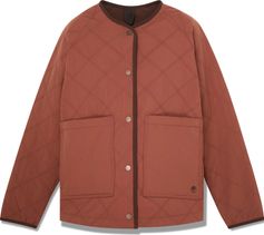 Timberland Womens Water Repellent Quilted Jacket Kunstfaser Isolationsjacke für Damen