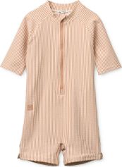 Liewood Max Seersucker Shortsleeve Swim Jumpsuit