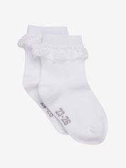 Minymo Ankle Sock w. Lace Mädchen Sportsocken