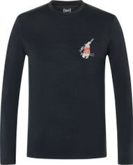 Super.Natural M LIL Bunny Brush LS Herren Midlayer für Freeski oder Skitouren