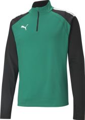 Puma Teamliga 1/4 Zip Top Herren Langarm Laufshirt