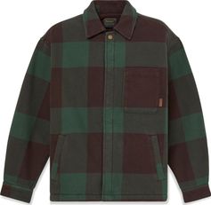 Timberland Mens Fleece Lined Check Overshirt Herren Freizeitjacke