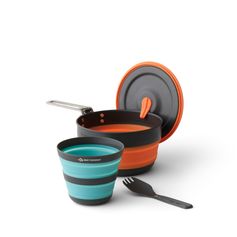Sea to Summit Frontier UL Collapsible One Pot Cook Set - [3 Piece] 1L Pot