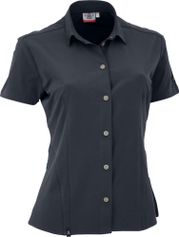 MAUL Sport Vilsalpsee II - 1/2 Bluse uni Elastisch Damenhemd für Outdoor Aktivitäten