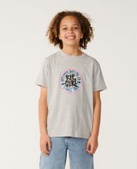 RipCurl Streamline Circle Logo Tee-boy Jungen T-Shirt für sämtliche Outdoor Aktivitäten