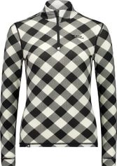 Mons Royale Womens Cascade Merino Base Layer 1/4 Zip Long Sleeve Damen Longsleeve für Freizeit und Outdooraktivitäten