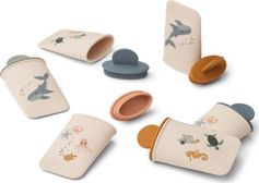 Liewood Malik Printed Mini Ice Pops 6-Pack