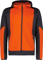 CMP MAN Fleece Jacket FIX Hood Herren Freizeitjacke