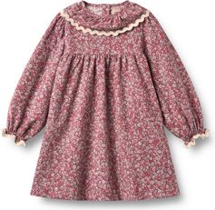 Wheat Dress Long Sleeve Collar Elvira