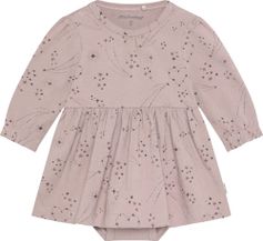 Minymo Body Dress LS AOP