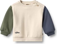 Wheat Sweatshirt Long Sleeve Elliot Embroidery