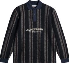 J.Lindeberg Bergman Jacquard Oversize Polo Herren Poloshirt