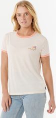 RipCurl Swell Lines Ringer Tee Damen T-Shirt für sämtliche Outdoor Aktivitäten