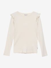 Minymo T-shirt LS Rib Mädchen T-Shirt für sämtliche Outdoor Aktivitäten