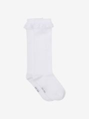 Minymo Knee Sock w. Lace Mädchen Sportsocken