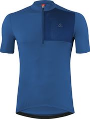 Löffler Men Bike Jersey Half Zip Skys Block Mid Herren Radtrikot