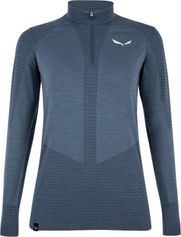 Salewa Zebru MED Warm AMR W 1/2Z Tee Unisex Longsleeve für Freizeit und Outdooraktivitäten