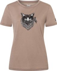Super.Natural W Bandito CAT Tee Damen T-Shirt für sämtliche Outdoor Aktivitäten