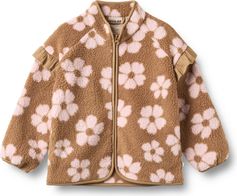 Wheat Fleece Jacket Ellena Mädchen Midlayer für Outdoor Aktivitäten