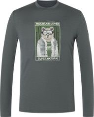 Super.Natural M Bearski LS Herren Midlayer für Freeski oder Skitouren
