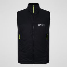 Berghaus MTN Arete Weste aus Synthetik für Herren - Schwarz Herren Isolatiionsweste für Freeski oder Skitouren