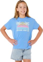 RipCurl Malibu Relaxed Tee-girl Mädchen T-Shirt für sämtliche Outdoor Aktivitäten
