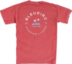 Bleubird Crimson Original Tee Unisex T-Shirt für sämtliche Outdoor Aktivitäten
