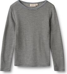 Wheat Wool T-shirt Long Sleeve Alfie Kinder Longsleeve für Freizeit und Outdooraktivitäten