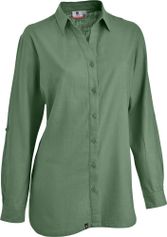 MAUL Sport Rosenberg - 1/1 Krempelbluse in Leinenoptik Damenhemd für Outdoor Aktivitäten