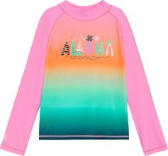Color Kids Tshirt Long Sleeve W. Chest Print 720385 Kinder Bademode