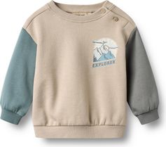 Wheat Sweatshirt Long Sleeve Elliot Print