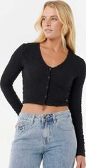 RipCurl Sunset Luau Texture LS Tee Damen Longsleeve für Freizeit und Outdooraktivitäten