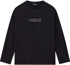 Napapijri New Box Logo Long-sleeve T-shirt Kinder Longsleeve für Freizeit und Outdooraktivitäten