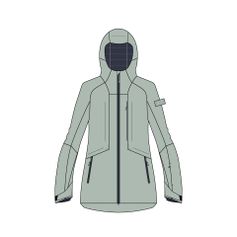 CMP Woman Ski Jacket FIX Hood Damen Freeskijacke