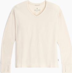 Royal Robbins W Madera V-neck Damen Longsleeve für Freizeit und Outdooraktivitäten