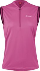 Löffler Women Bike Sleeveless Shirt Half Zip Plain Damen Radtrikot
