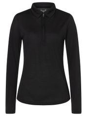 Super.Natural W Zip Polo LS Damen Longsleeve für Freizeit und Outdooraktivitäten