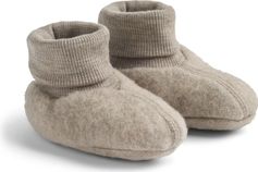 Wheat Wool Fleece Booties Lei