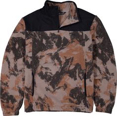 Mons Royale Mens Pileup Wool Fleece ¼ Zip Herren Midlayer für Outdoor Aktivitäten