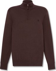 Timberland Mens Cotton 1/4 Zip Sweater