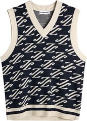 J.Lindeberg Anton Jacquard Knit Vest Outdoorweste für Herren