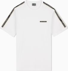EA7 Train Logo Series M Tee SS Tape ST - Train Logo Series M Tee SS Tape ST Herren T-Shirt für sämtliche Outdoor Aktivitäten